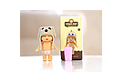 Куколка-сюрприз в съемной шапочке, с аксессуаром, 8 см (видео)