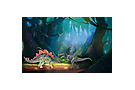 Игровой набор Динозавры Бронтозавр и спинозавр/Тираннозавр и стегозавр (видео)