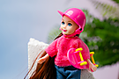 Игровой набор: шарнирная кукла (15 см), сноуборд и шлем