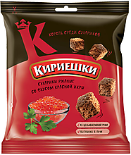 «Кириешки», сухарики со вкусом красной икры, 40 г
