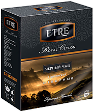 «ETRE», royal Ceylon чай черный цейлонский отборный, 100 пакетиков, 200 г