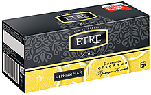 «ETRE», чай чёрный с лимоном, 25 пакетиков, 50 г