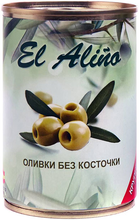 «EL alino», оливки крупные без косточки, 270 г «EL alino», оливки крупные без косточки, 270 г