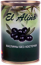 «EL alino», маслины без косточки, 270 г «EL alino», маслины без косточки, 270 г