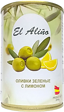 «EL alino», оливки крупные с лимоном, 270 г