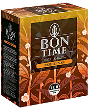 Bontime чай черный, 100 пакетиков «Bontime», 200 г