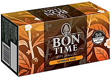 Bontime чай черный, 30 пакетиков без ярлычка «Bontime», 60 г
