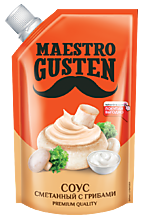Соус «Maestro Gusten» Сметанный с грибами, 200 г