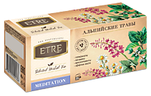 Чайный напиток «Etre» Meditation Альпийские травы, 25 пакетиков, 37 г
