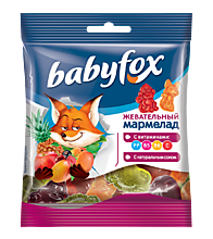 Жевательный мармелад «Babyfox» с витаминами, 30 г