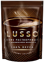 Кофе растворимый с добавлением молотого «LUSSO», 40 г