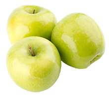 Яблоки Голден поштучно, 0,2 - 0,3кг