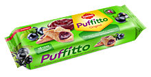 Печенье «Puffitto» слоеное с начинкой «Черная смородина», 125 г
