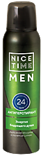 Антиперспирант «Nice Time» для мужчин «Энергия бодрящего душа», 150 мл