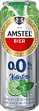 Пивной напиток «Amstel» Лайм-мята, безалкогольный, 430 мл