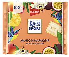 Шоколад белый «Ritter Sport» Манго и маракуйя, 100 г