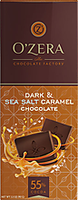 «OZera», горький шоколад Dark&Sea salt caramel, 90 г