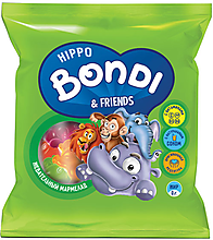 «HIPPO BONDI & FRIENDS», мармелад жевательный с соком ягод и фруктов, 30 г
