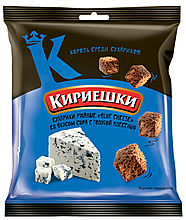 Сухарики со вкусом сыра с голубой плесенью «Кириешки», 40 г