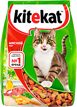 Сухой корм для кошек «Kitekat» Мясной пир, 350 г