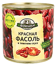«Домашние заготовки», фасоль красная в томатном соусе, 400 г