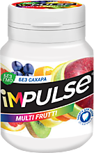 Жевательная резинка «IMPULSE» со вкусом «Multi-Frutti», 56 г