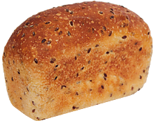 Хлеб бездрожжевой формовой со льном, 300 г