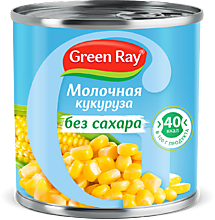 Кукуруза «Green ray» без сахара, 425 мл
