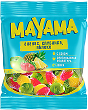 Мармелад жевательный в форме ягод и фруктов «Маяма», 70 г