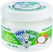 Масло кокосовое «Mama Nature» нерафинированное, 250 мл