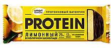 «Smart Formula», батончик протеиновый лимонный в молочном шоколаде, 40 г