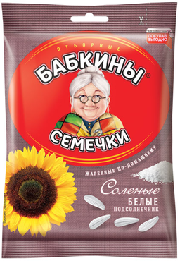 «Бабкины семечки», семечки белые, солёные, 100 г «Бабкины семечки», семечки белые, солёные, 100 г