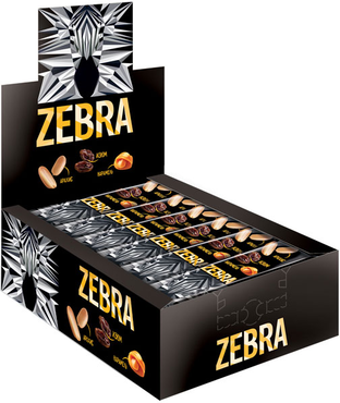 Вафли «Zебра», глазированные, 40 г Вафли «Zебра», глазированные, 40 г
