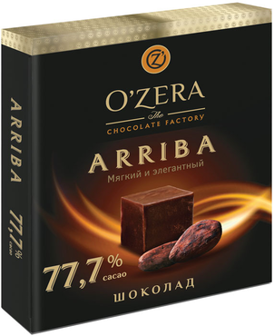«OZera», шоколад Arriba, содержание какао 77,7%, 90 г «OZera», шоколад Arriba, содержание какао 77,7%, 90 г