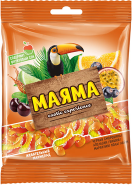 «Маяма», мармелад жевательный в форме забавных змеек, 70 г «Маяма», мармелад жевательный в форме забавных змеек, 70 г