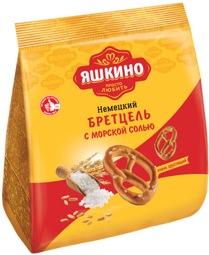 «Яшкино», крекер «Бретцель» с солью, 180 г «Яшкино», крекер «Бретцель» с солью, 180 г