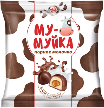 Конфета «Му-муйка» парное молочко, 180 г Конфета «Му-муйка» парное молочко, 180 г