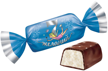Конфета «7 желаний» со вкусом творожка (коробка 1 кг) Конфета «7 желаний» со вкусом творожка (коробка 1 кг)