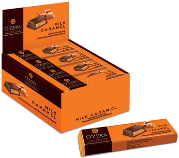 «OZera», шоколадный батончик Milk Caramel, 50 г «OZera», шоколадный батончик Milk Caramel, 50 г