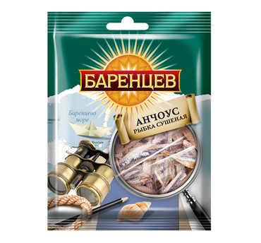 «Баренцев», анчоус сушёно-вяленый, 20 г «Баренцев», анчоус сушёно-вяленый, 20 г