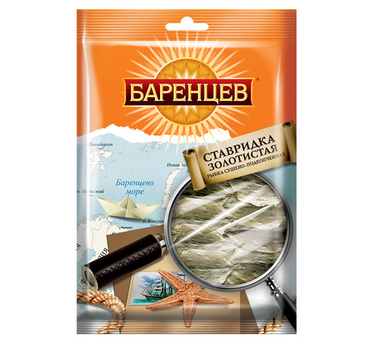 «Баренцев», ставридка золотистая сушёно-подкопченная, 70 г «Баренцев», ставридка золотистая сушёно-подкопченная, 70 г