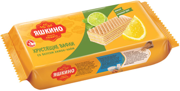 «Яшкино», вафли «Лимон-Лайм», 300 г «Яшкино», вафли «Лимон-Лайм», 300 г