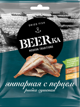 «Beerka», путассу с перцем сушёно-вяленая, 70 г «Beerka», путассу с перцем сушёно-вяленая, 70 г