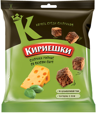 «Кириешки», сухарики со вкусом сыра, 40 г «Кириешки», сухарики со вкусом сыра, 40 г