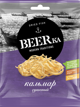 «Beerka», кальмар сушёно-вяленый, 38 г «Beerka», кальмар сушёно-вяленый, 38 г