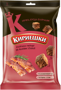 «Кириешки», сухарики со вкусом бекона, 100 г «Кириешки», сухарики со вкусом бекона, 100 г