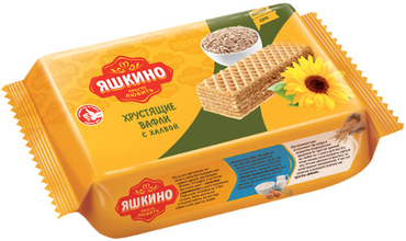 «Яшкино», вафли «С халвой», 200 г «Яшкино», вафли «С халвой», 200 г