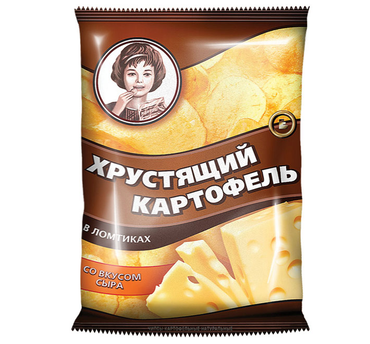 «Хрустящий картофель», чипсы со вкусом сыра, произведены из свежего картофеля, 70 г «Хрустящий картофель», чипсы со вкусом сыра, произведены из свежего картофеля, 70 г