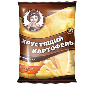 «Хрустящий картофель», чипсы со вкусом сыра, произведены из свежего картофеля, 40 г «Хрустящий картофель», чипсы со вкусом сыра, произведены из свежего картофеля, 40 г