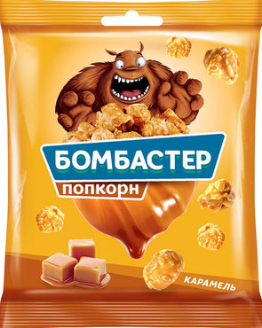 «Бомбастер», попкорн карамельный, 50 г «Бомбастер», попкорн карамельный, 50 г